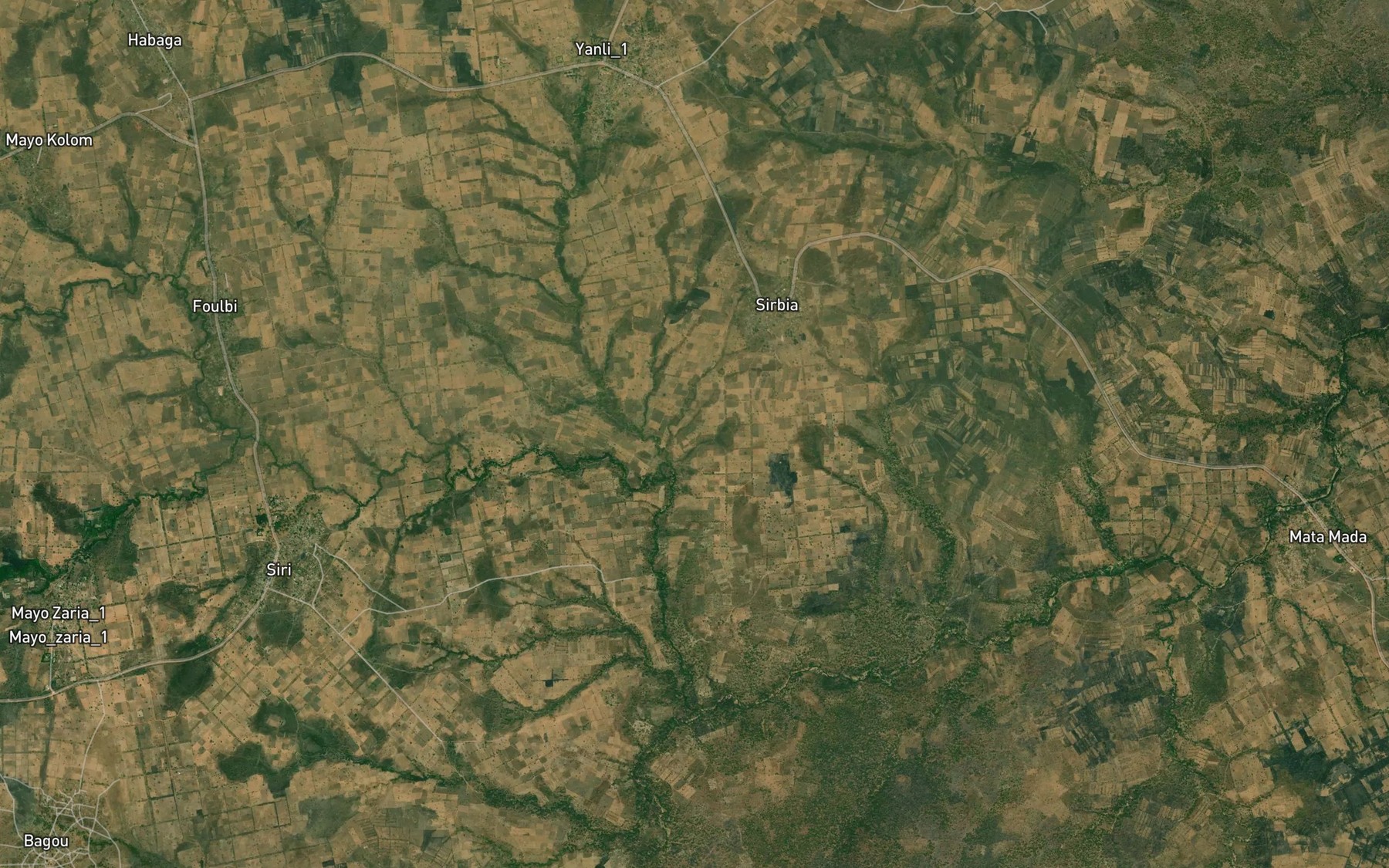 Satellite map of the Ngay