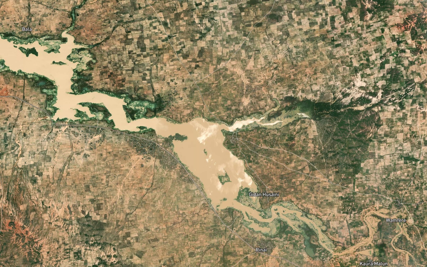 Satellite map of the Gurunzumi