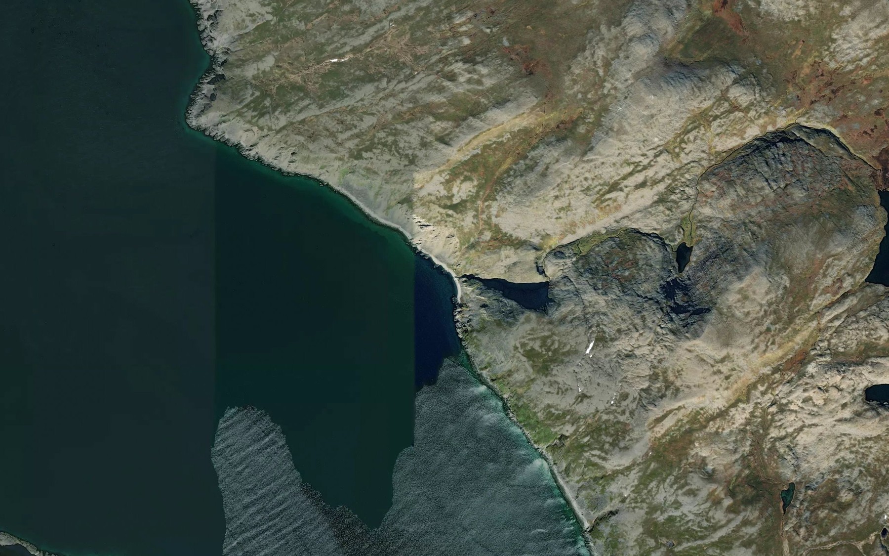 Satellite map of the Gavas,algot