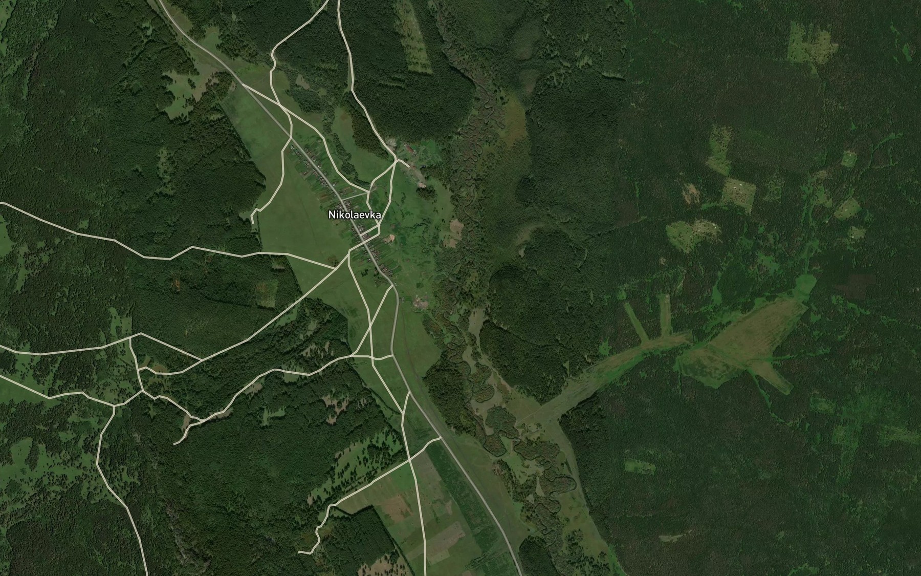 Satellite map of the Malyy Avnyar