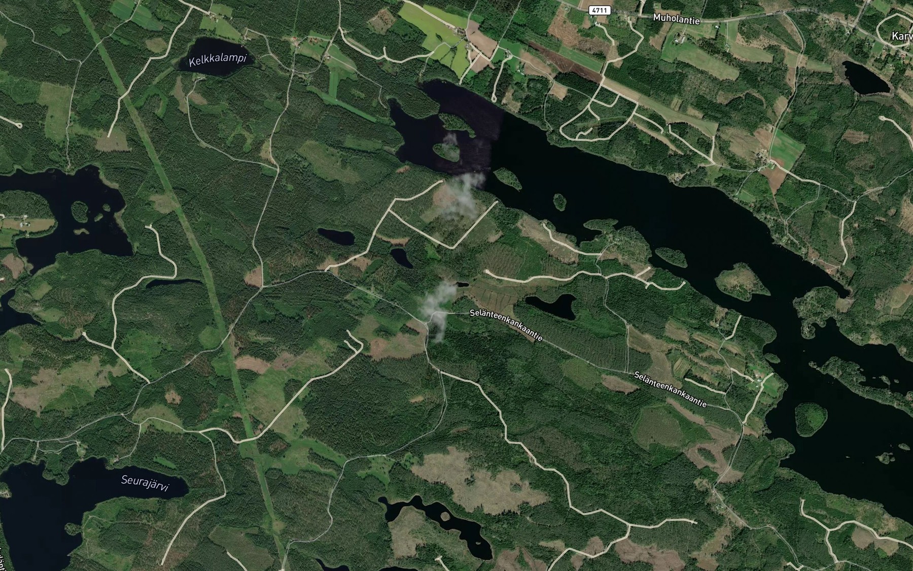 Satellite map of the Pahalampi