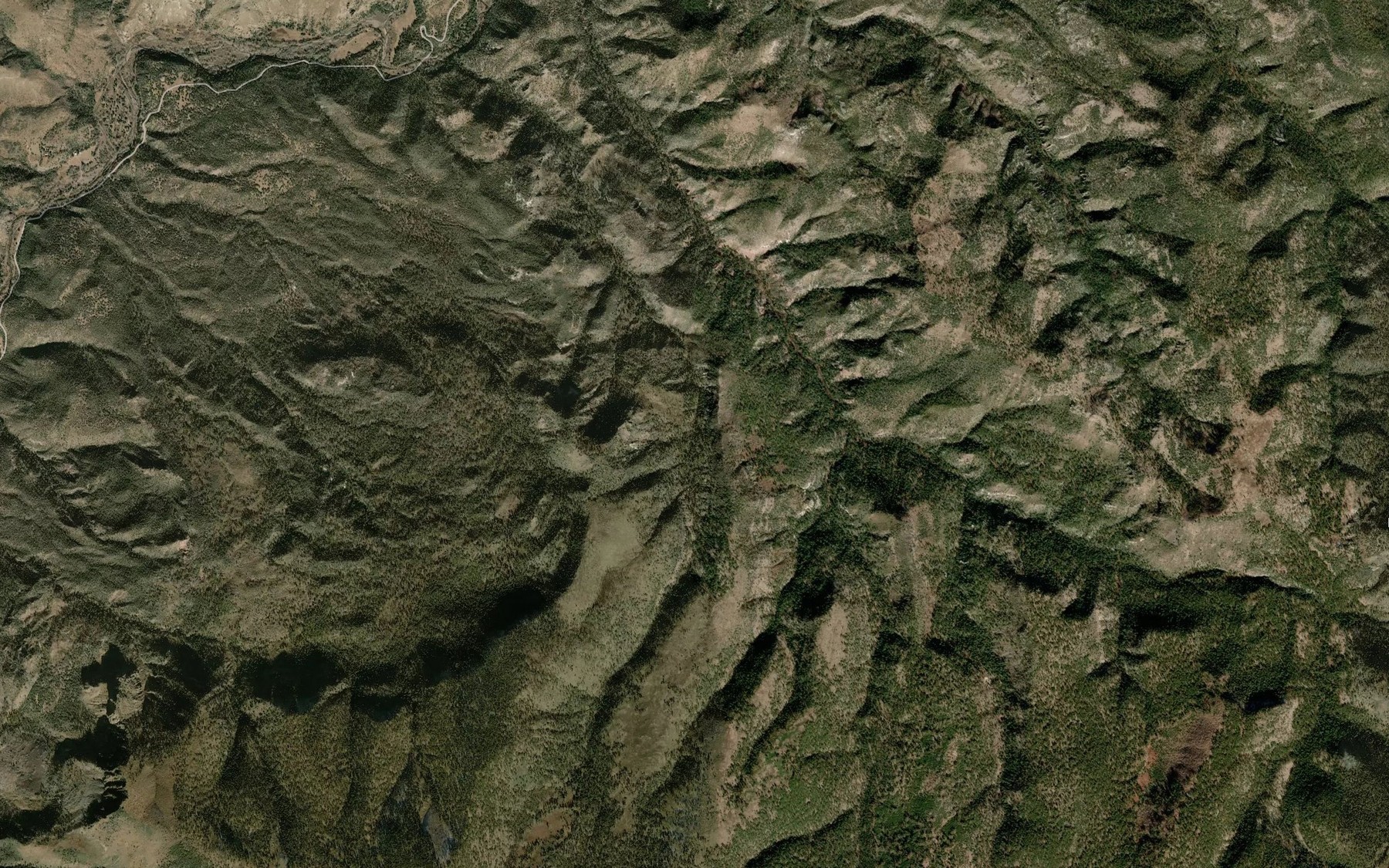 Satellite map of the Maple Spring