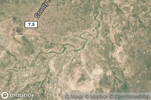 Satellite map of the Antelope Creek