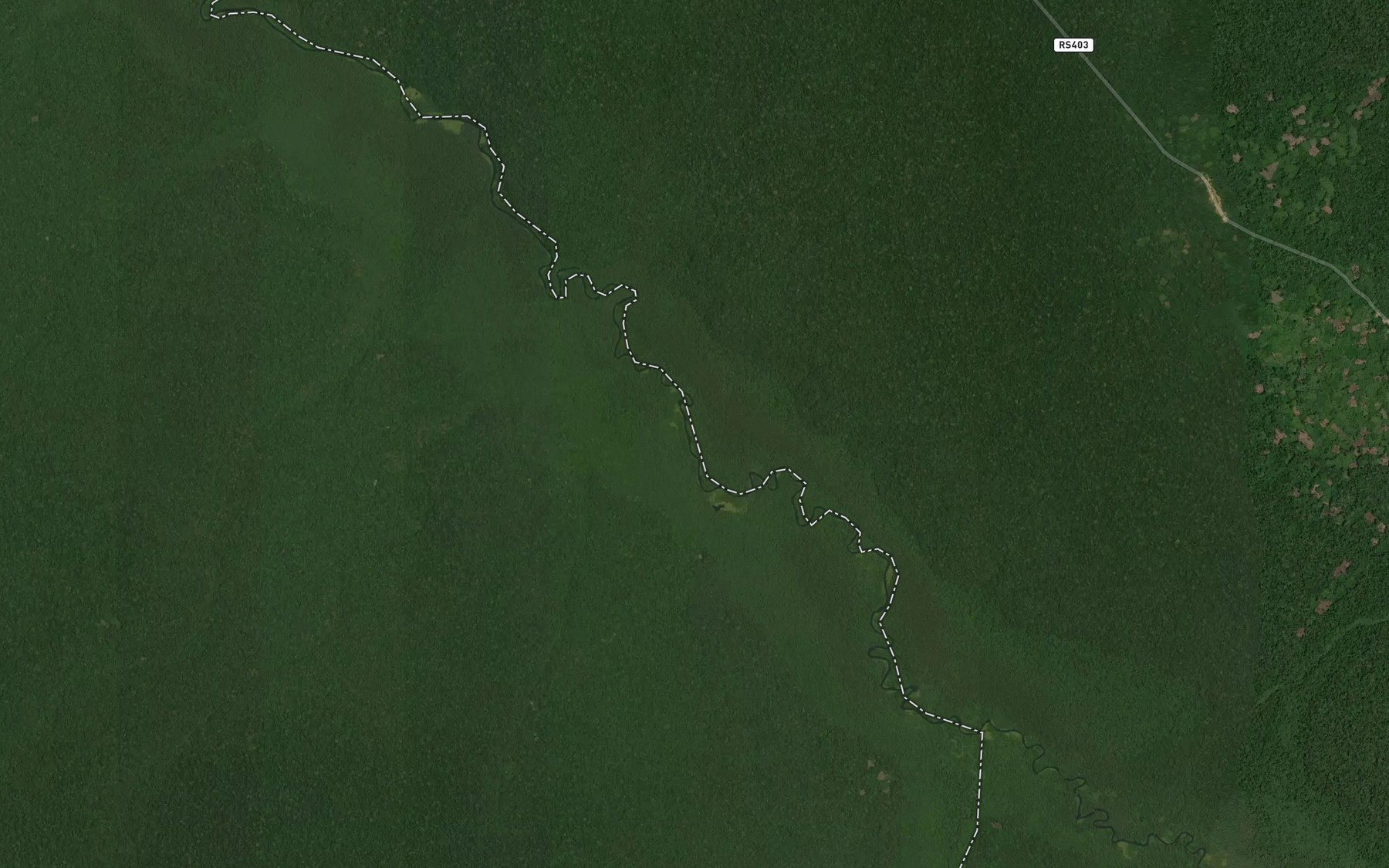 Satellite map of the Lokule