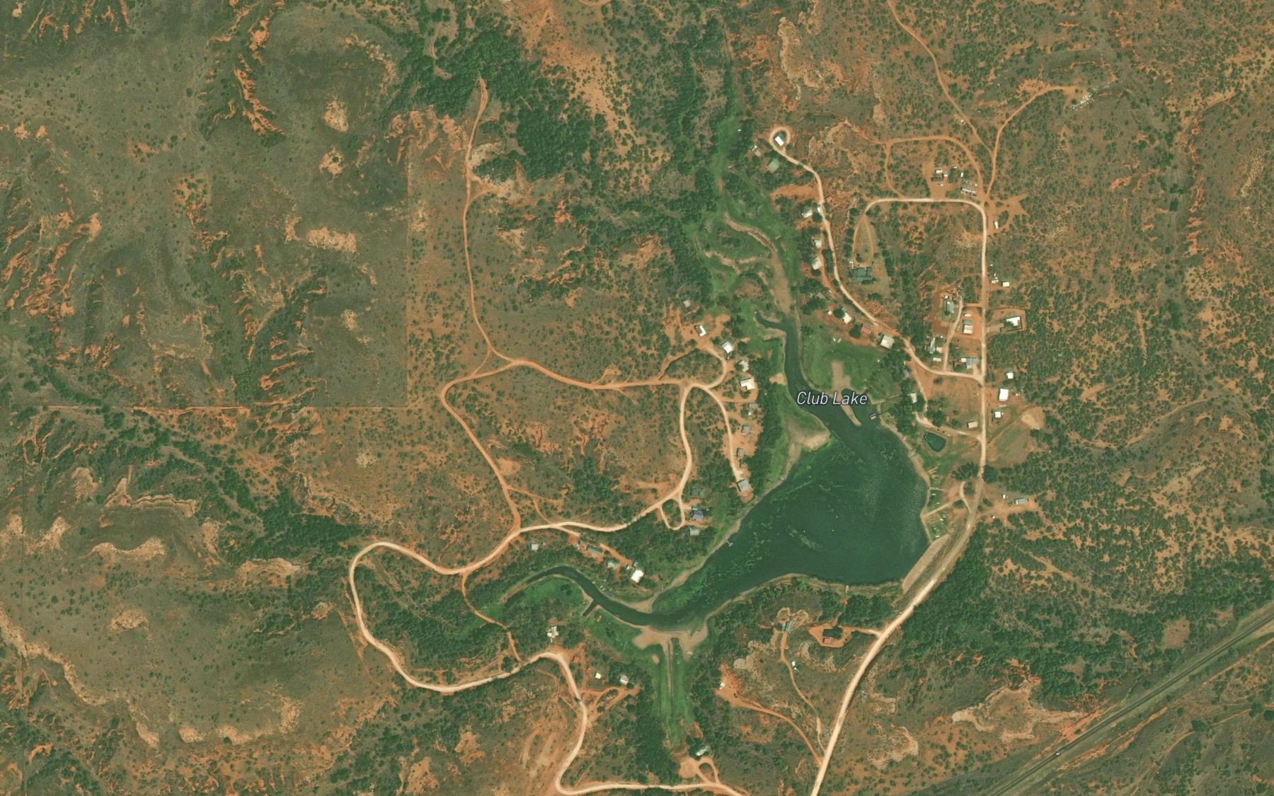 Satellite map of the Club Spring
