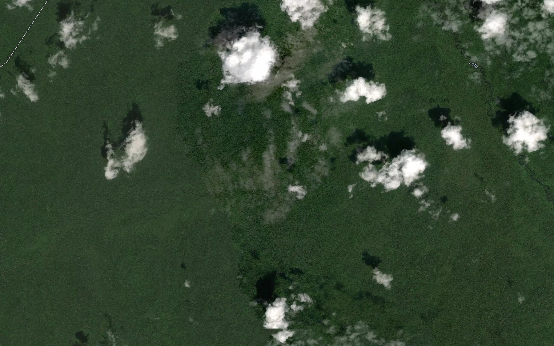 Satellite map of the Lutula
