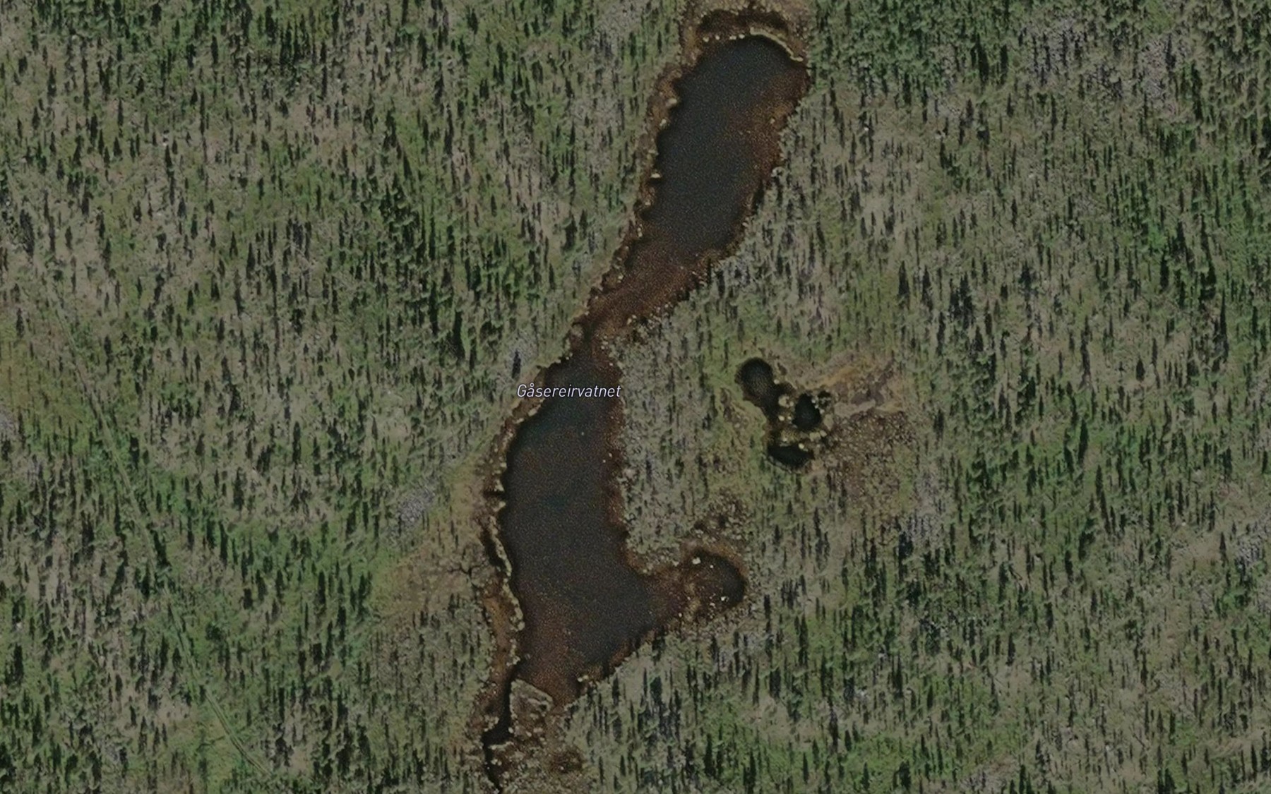Satellite map of the Gasereirvatnet