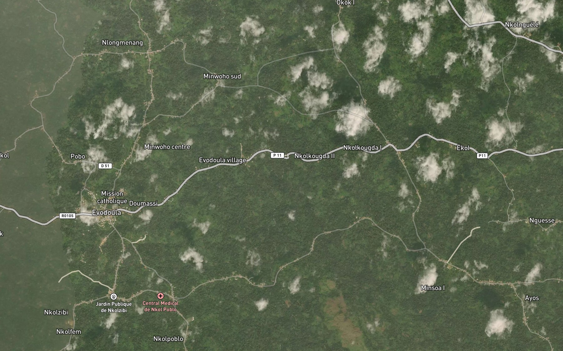 Satellite map of the Niba