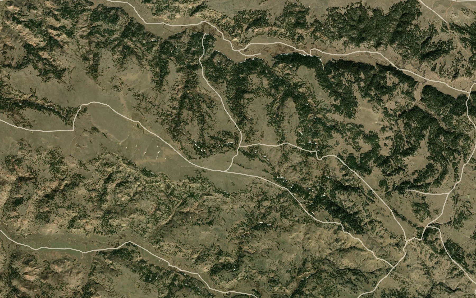 Satellite map of the Mud Spring