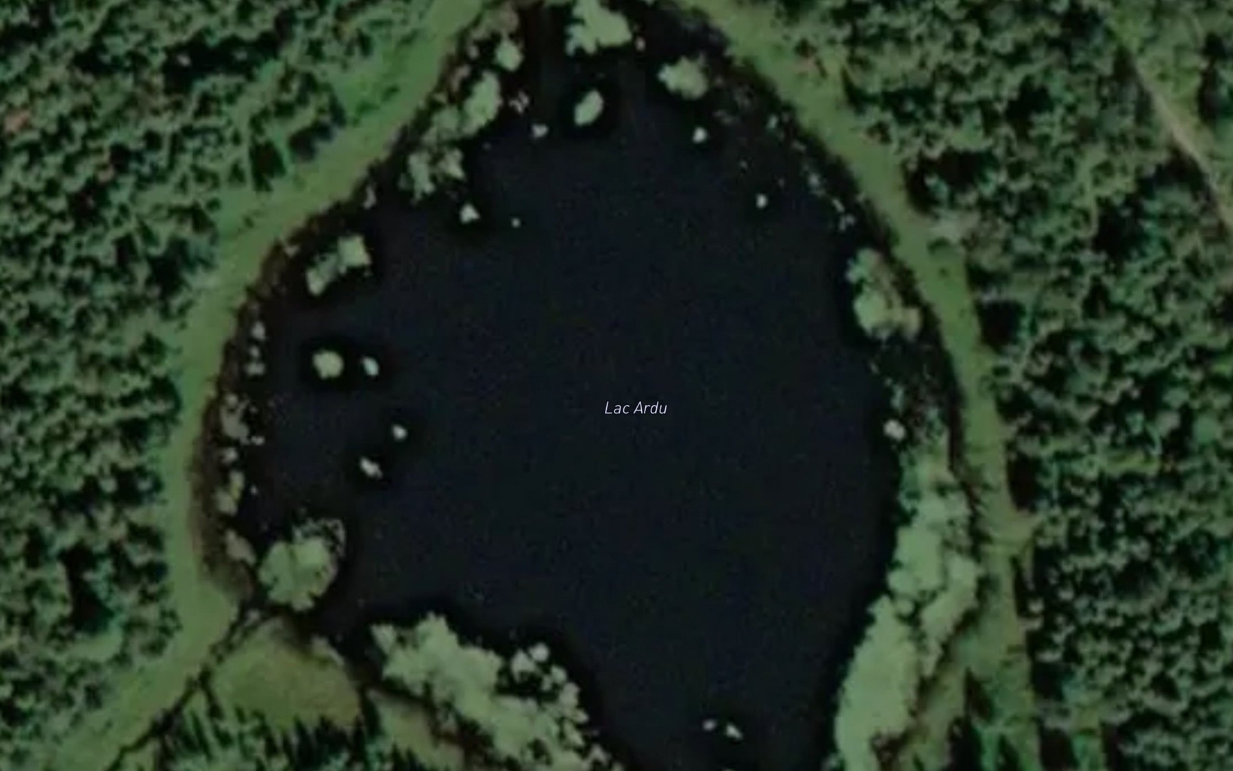 Satellite map of the Lac Ardu
