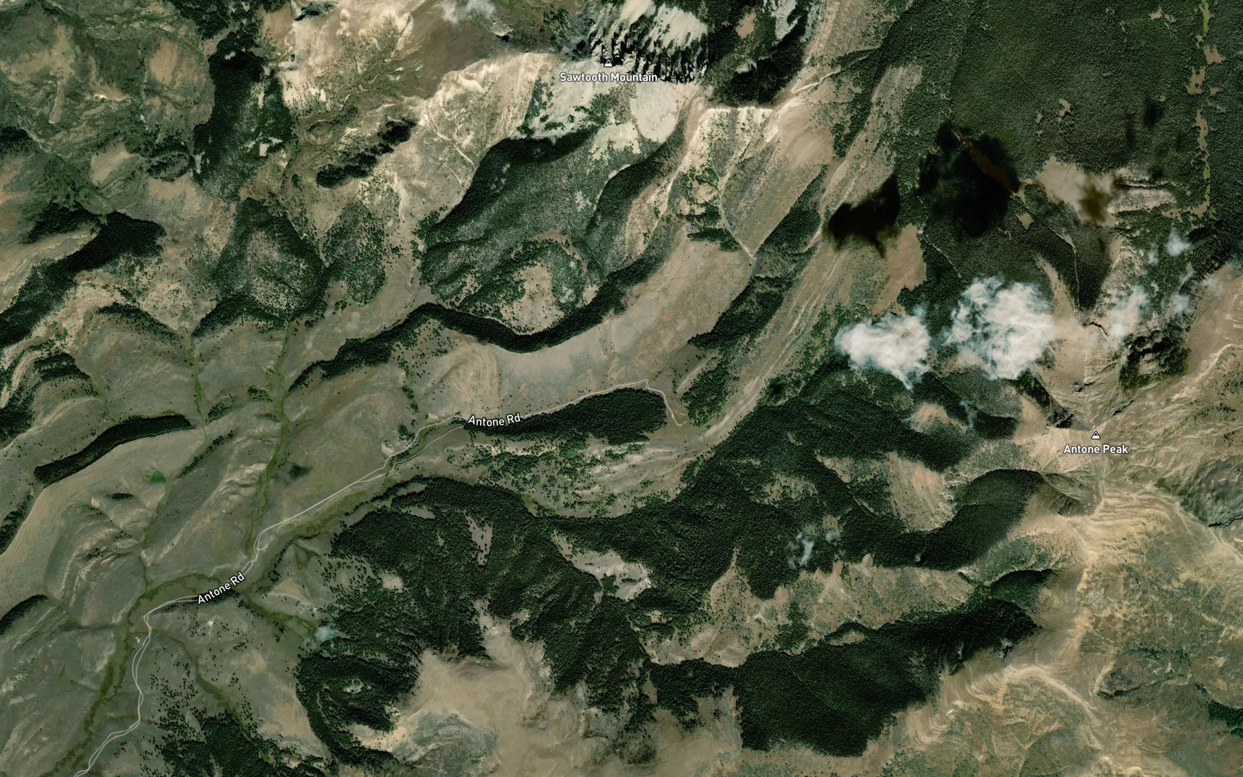 Satellite map of the Seybold Spring