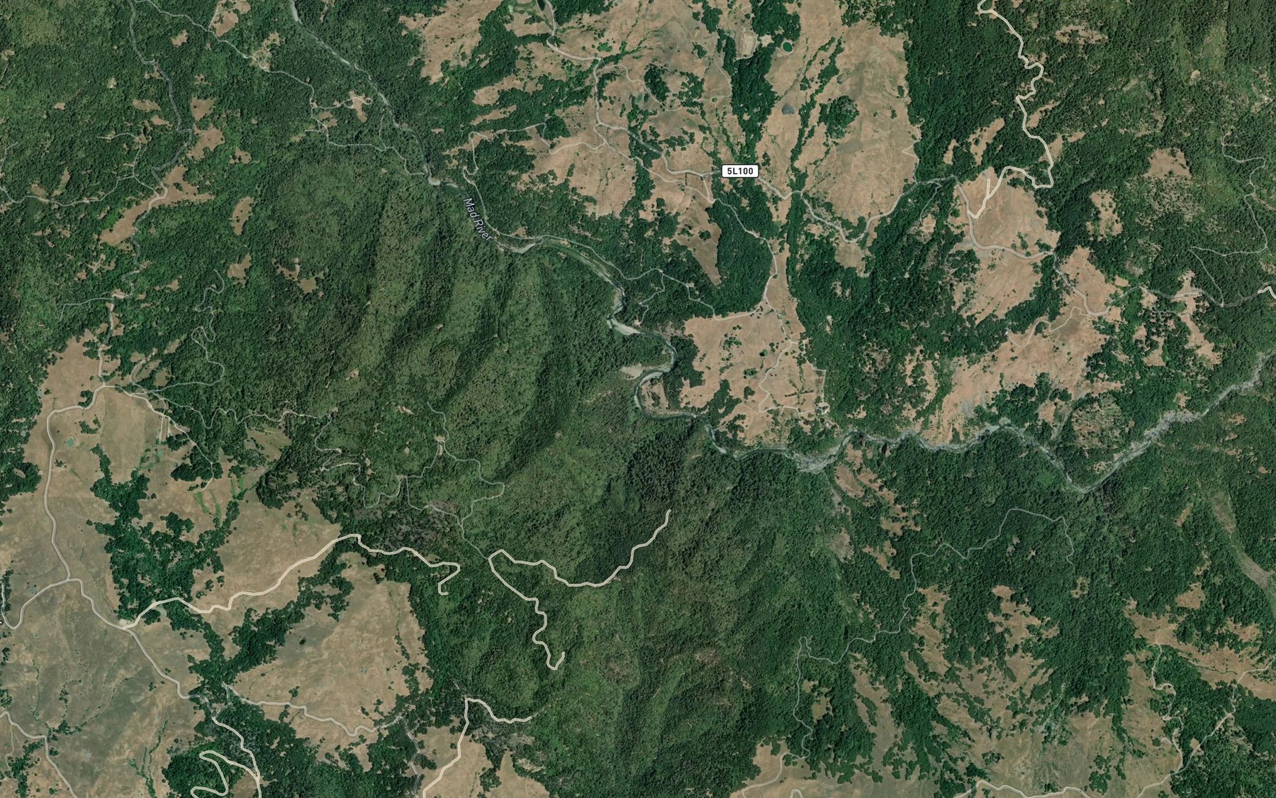 Satellite map of the Big Bend