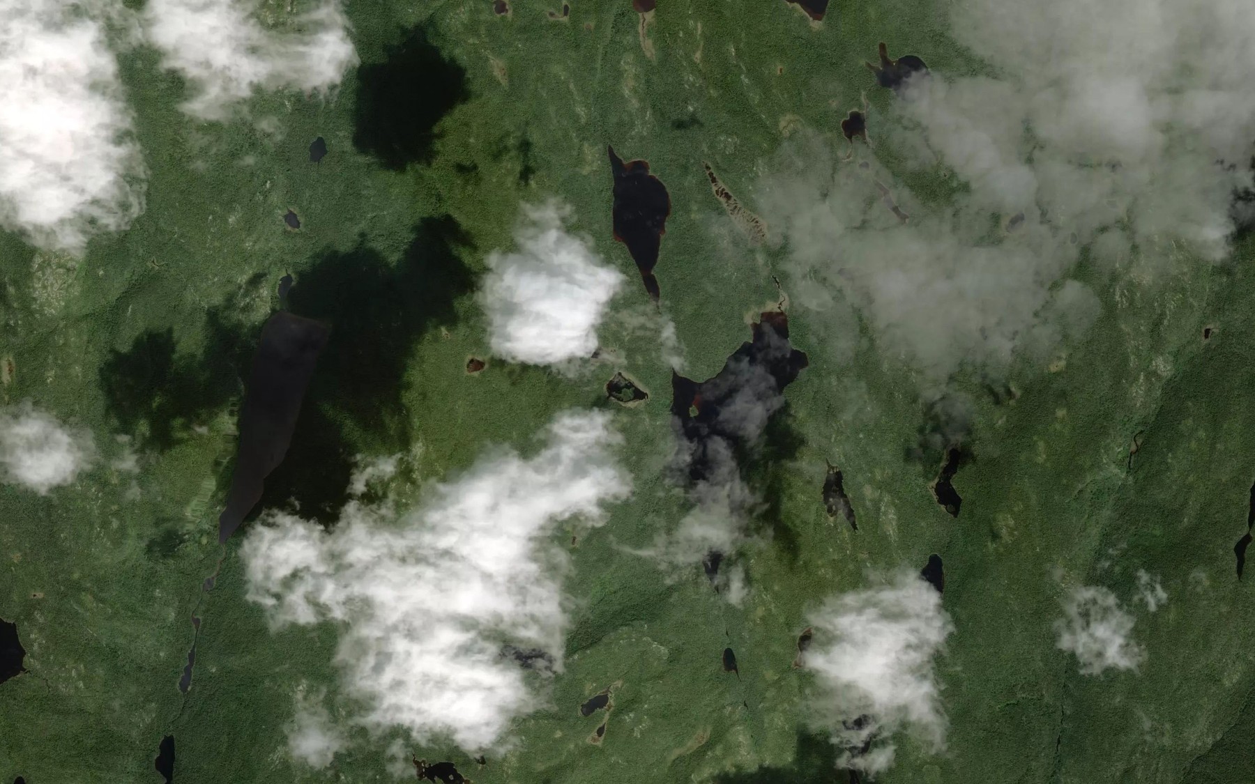 Satellite map of the Lac Connaissant