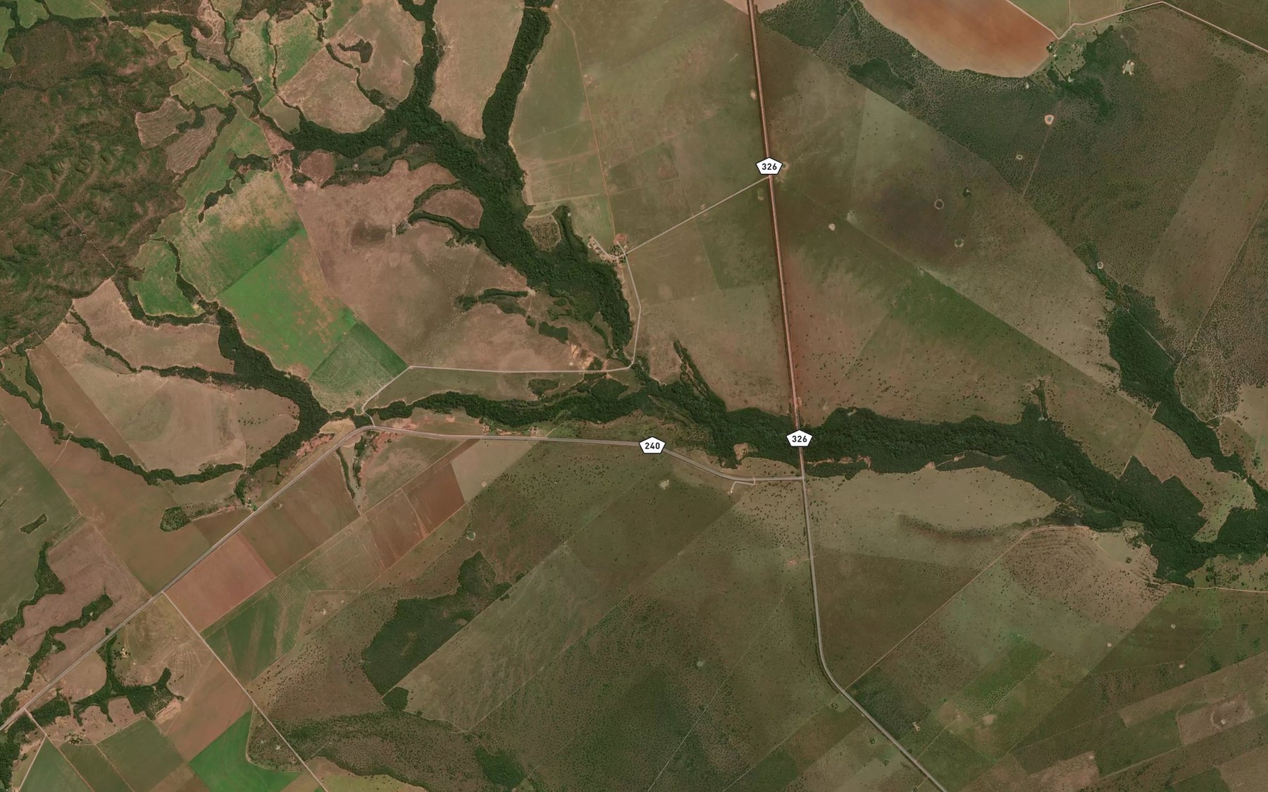 Satellite map of the Corrego Gota Funta