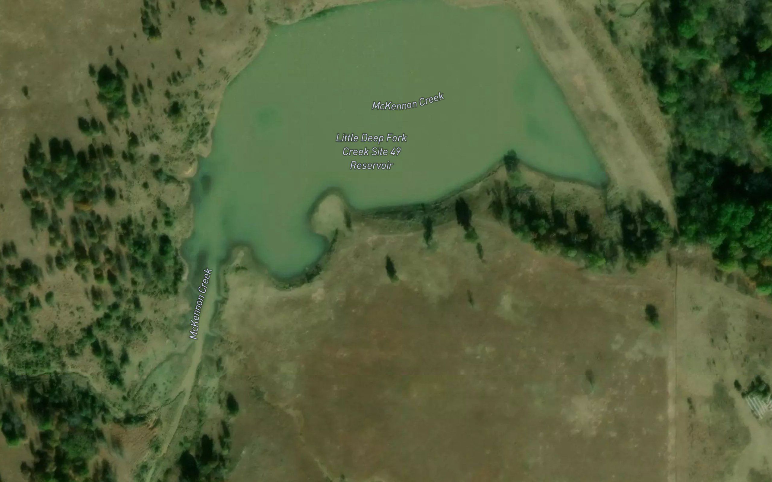 Little Deep Fork Creek Site 49 Reservoir