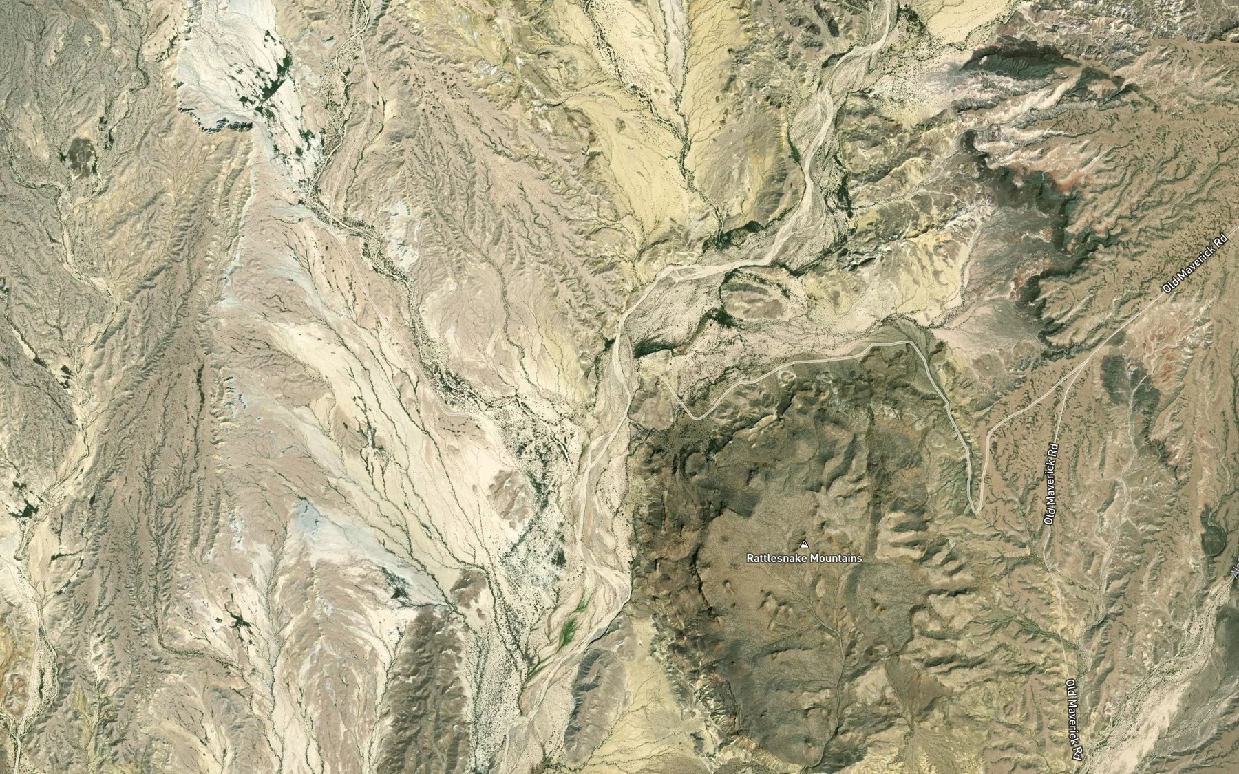 Satellite map of the Willow Creek