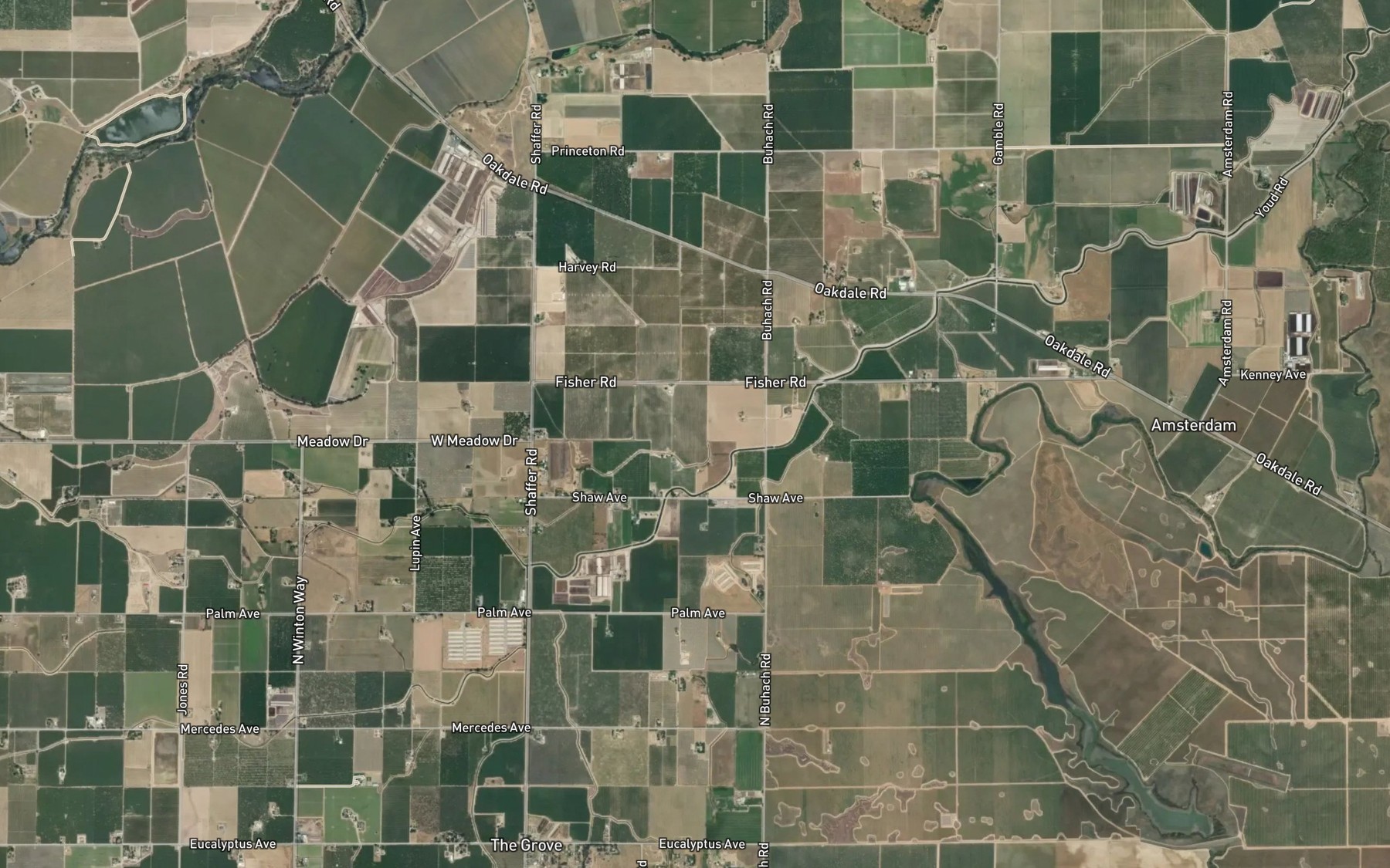 Satellite map of the Pachaud Lateral