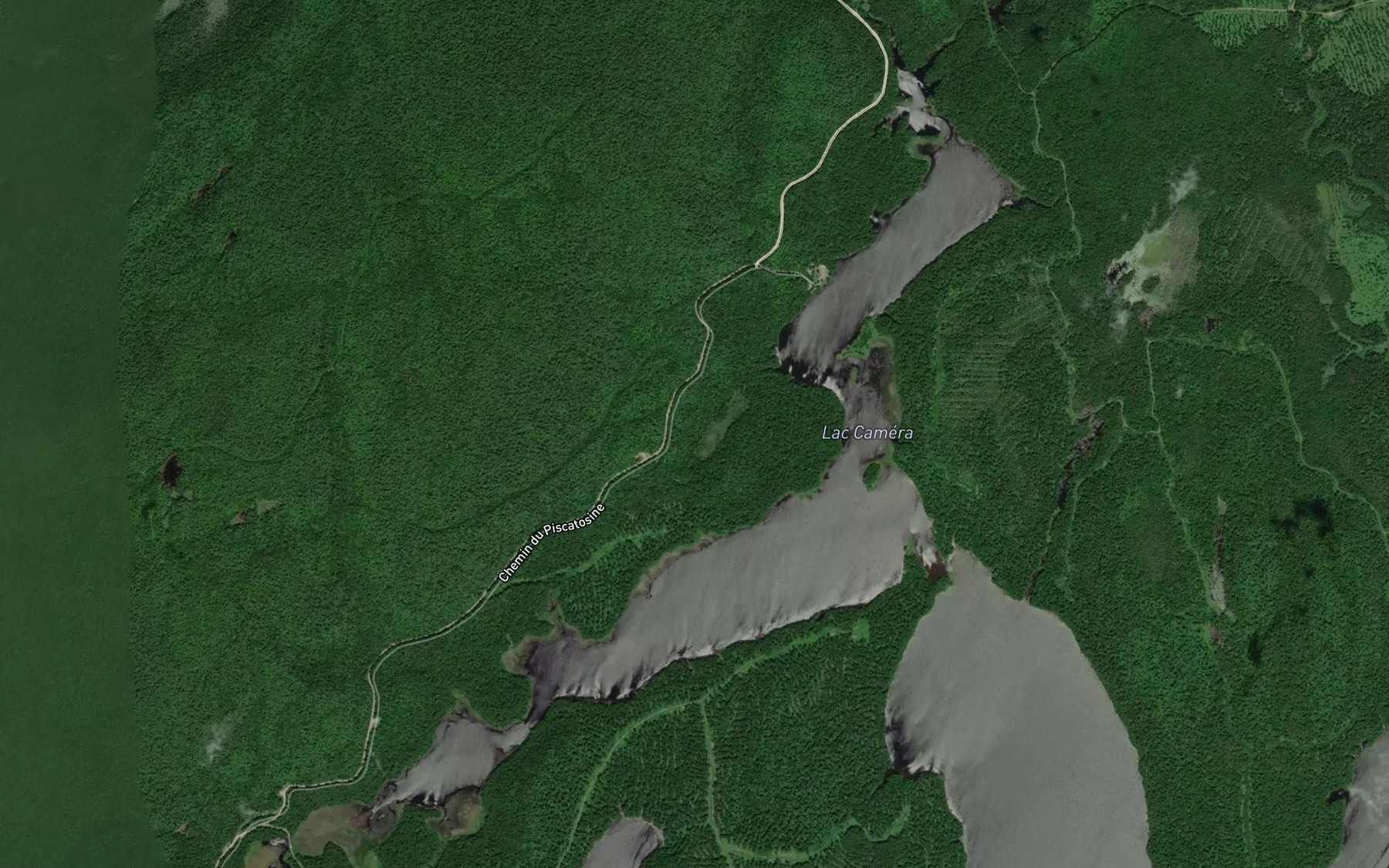 Satellite map of the Lac Camera