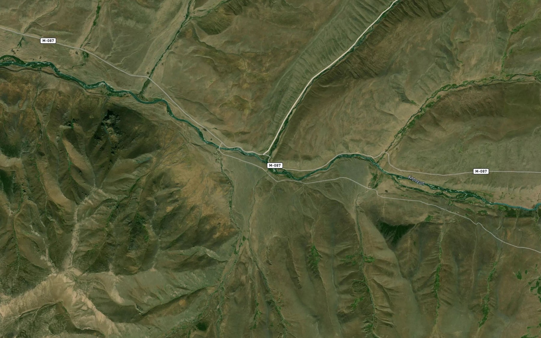 Satellite map of the Shilisu