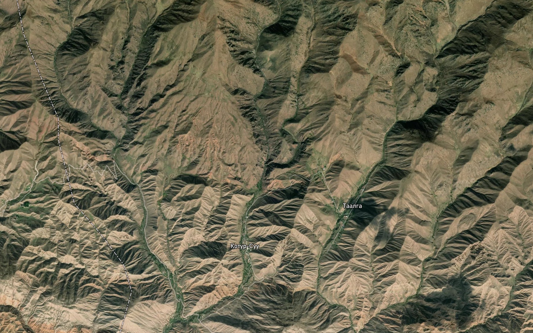 Satellite map of the Kotyrsu