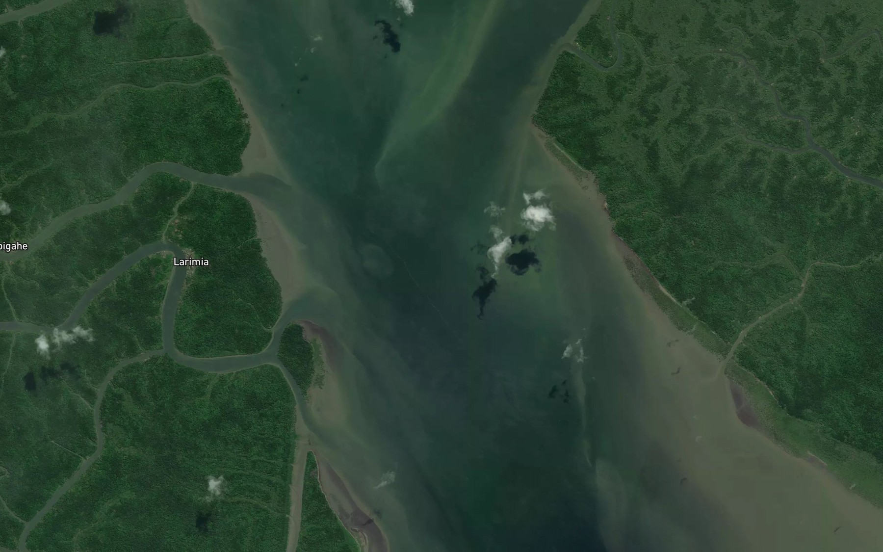 Satellite map of the Era Bay