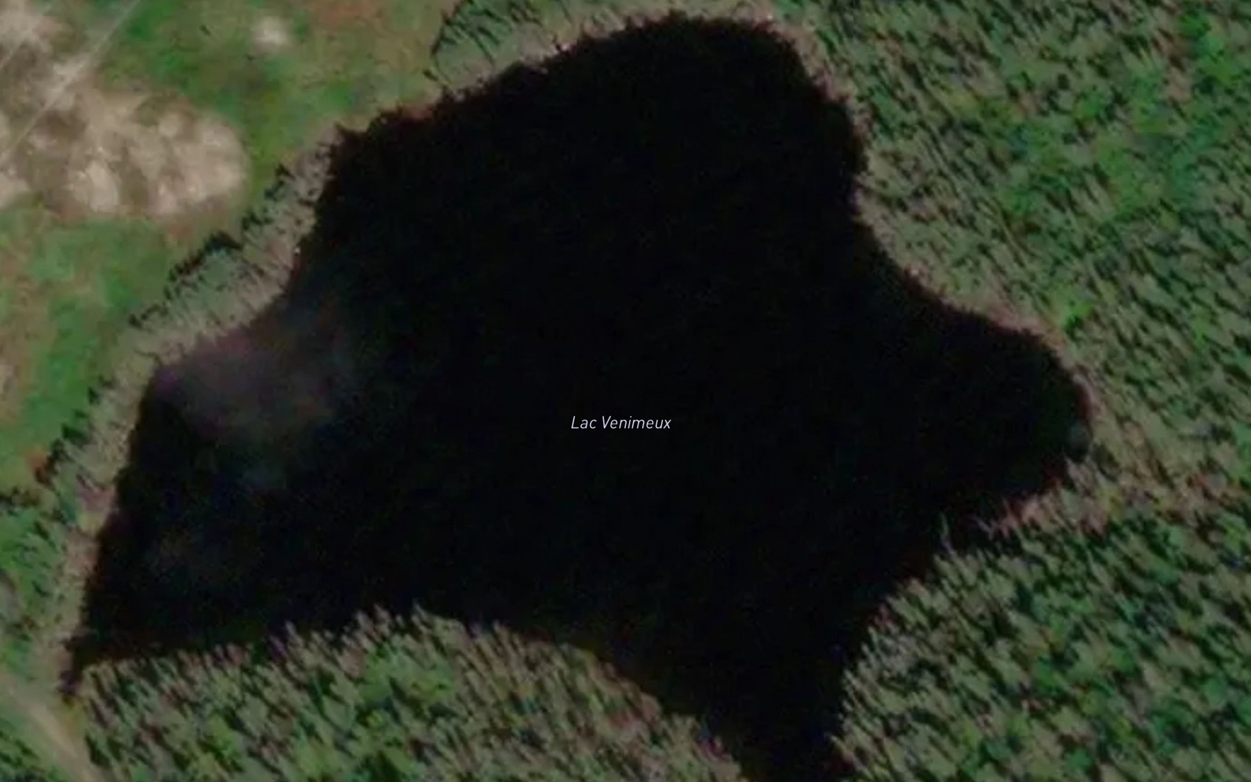Satellite map of the Lac Venimeux