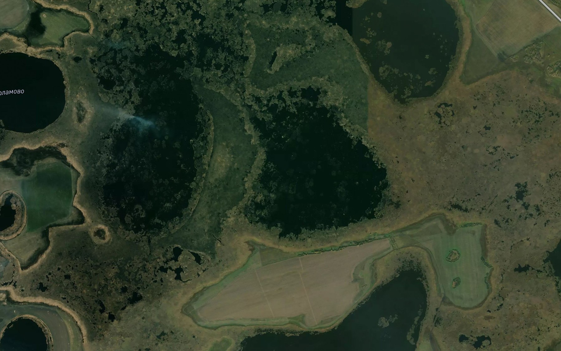 Satellite map of the Ozero Tavolzhan