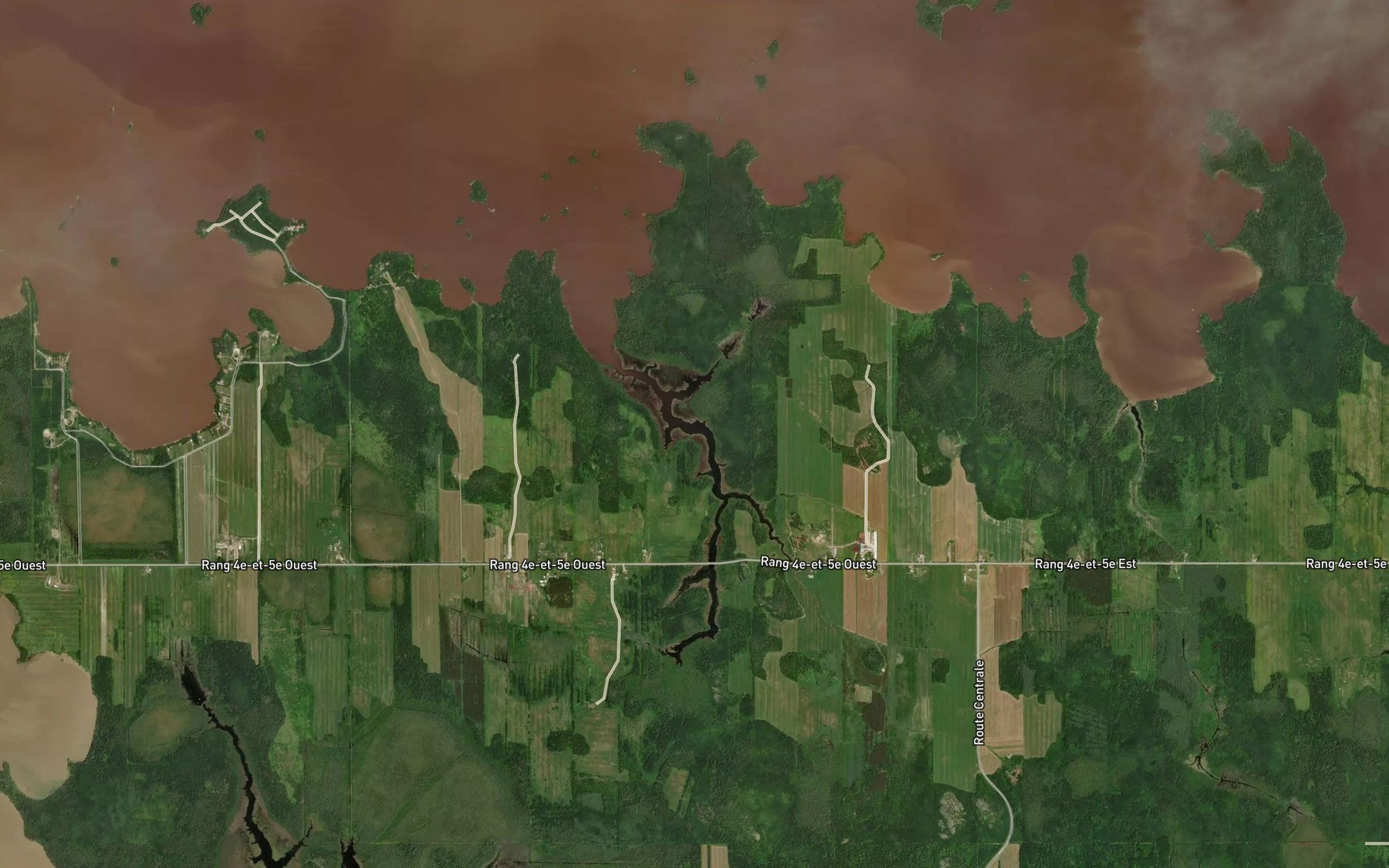 Satellite map of the Cours d'eau Garneau