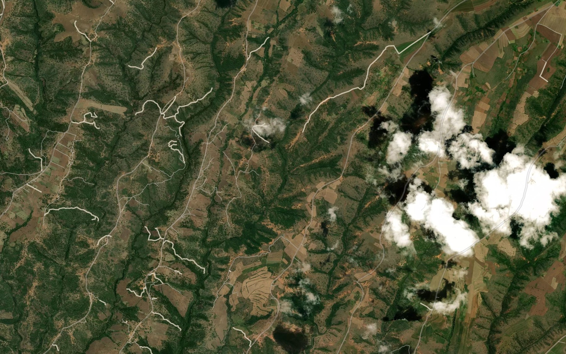 Satellite map of the Ol Amonyani Ol Angabobok