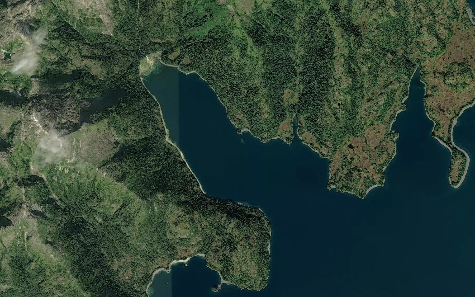 Satellite map of the Eickelberg Bay