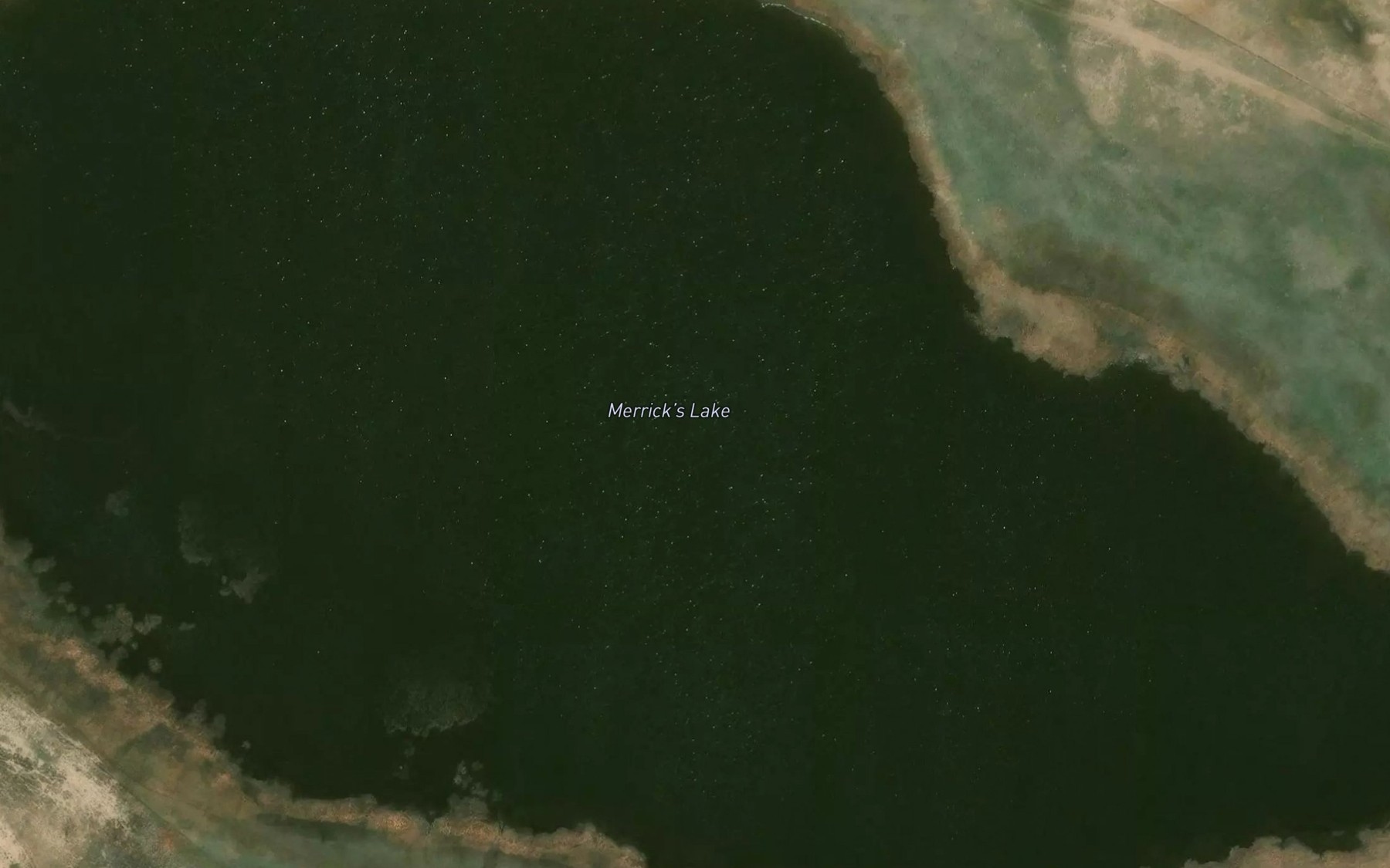 Satellite map of the Merritt Lake