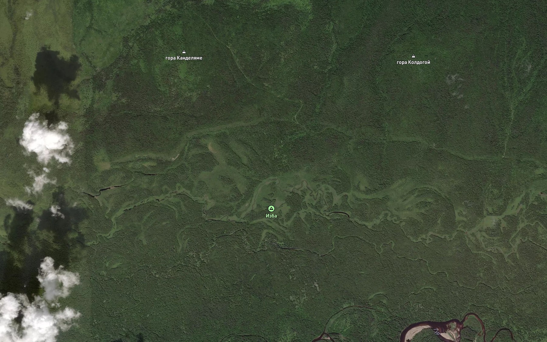 Satellite map of the Bezvodnyy