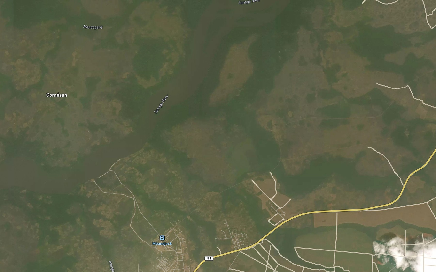 Satellite map of the Banga