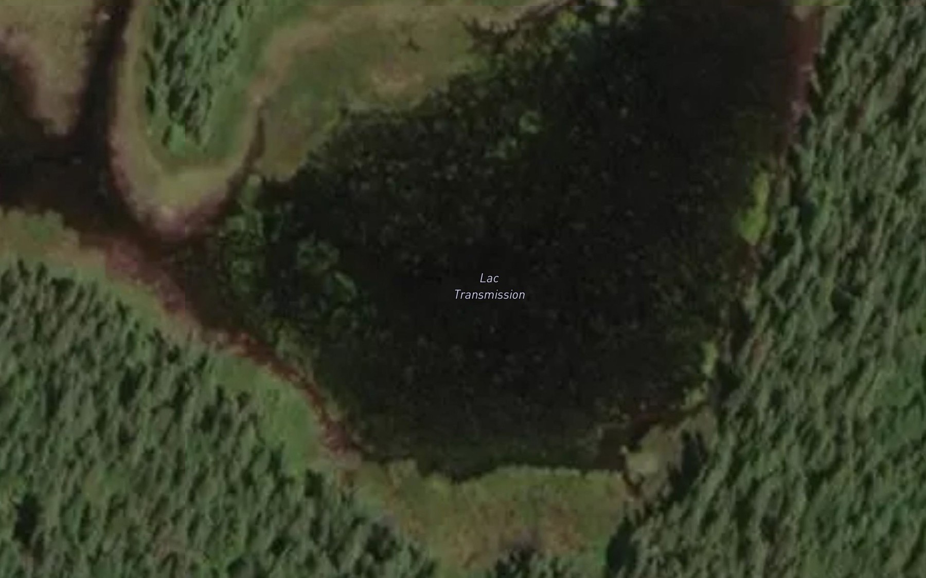 Satellite map of the Lac Transmission