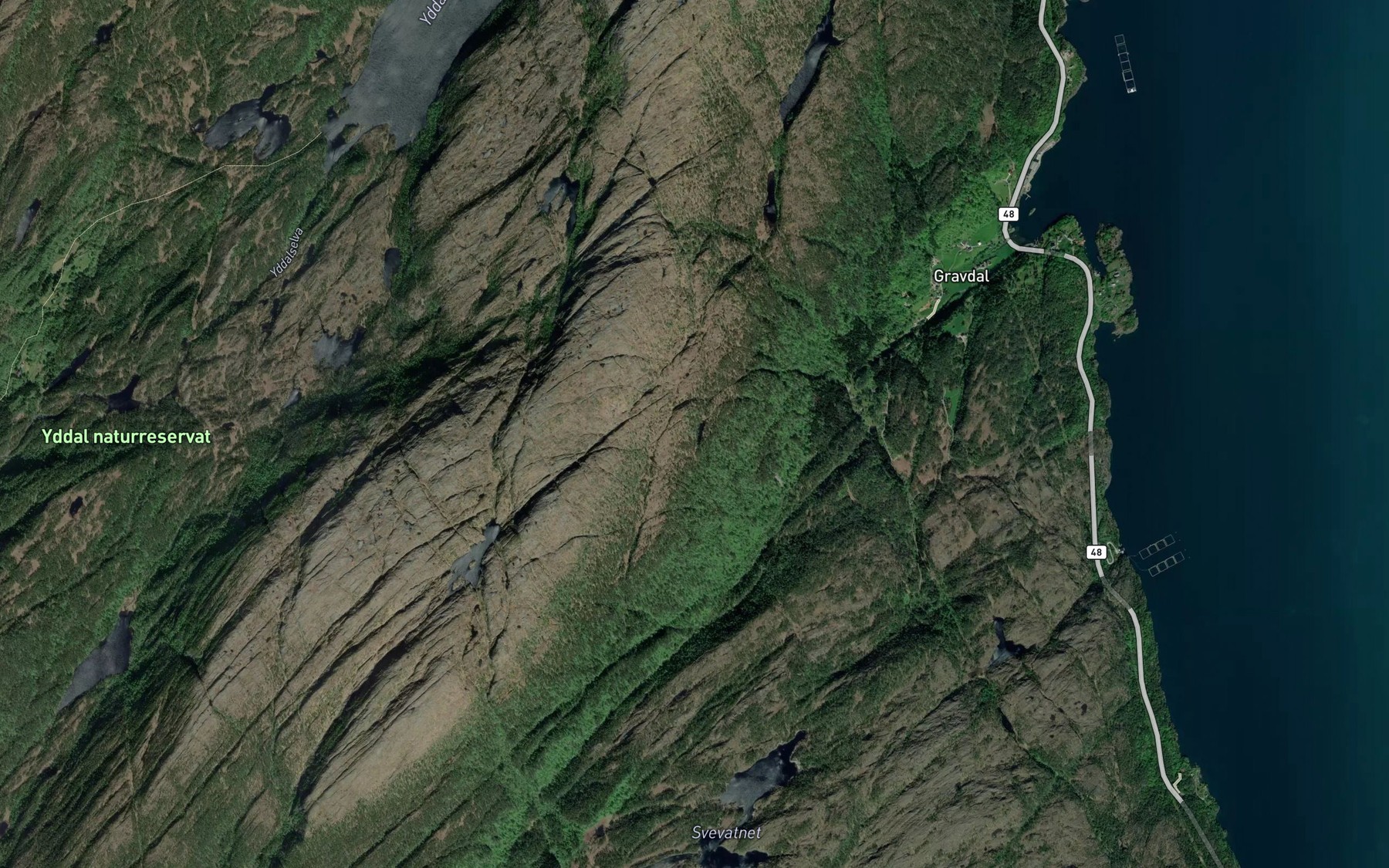 Satellite map of the Dyratjorna