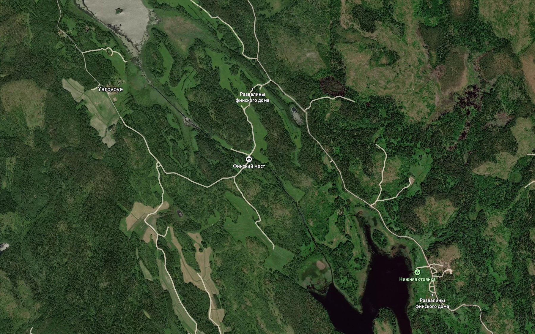 Satellite map of the Novinka
