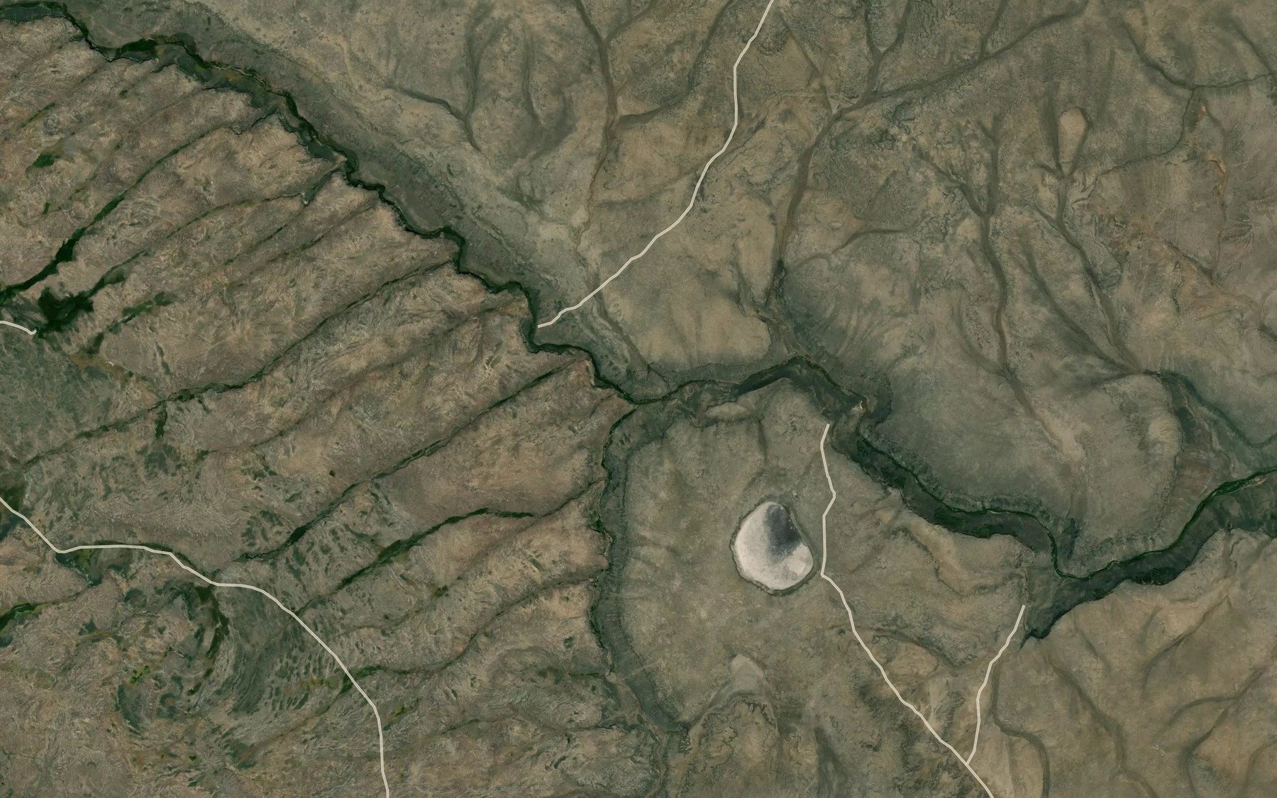 Satellite map of the Lake Fork West Owyhee River