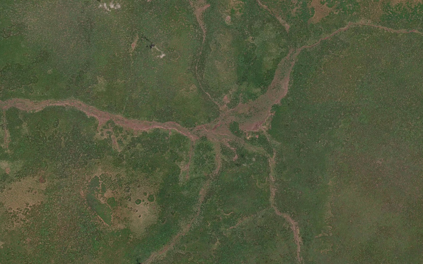 Satellite map of the Kateba