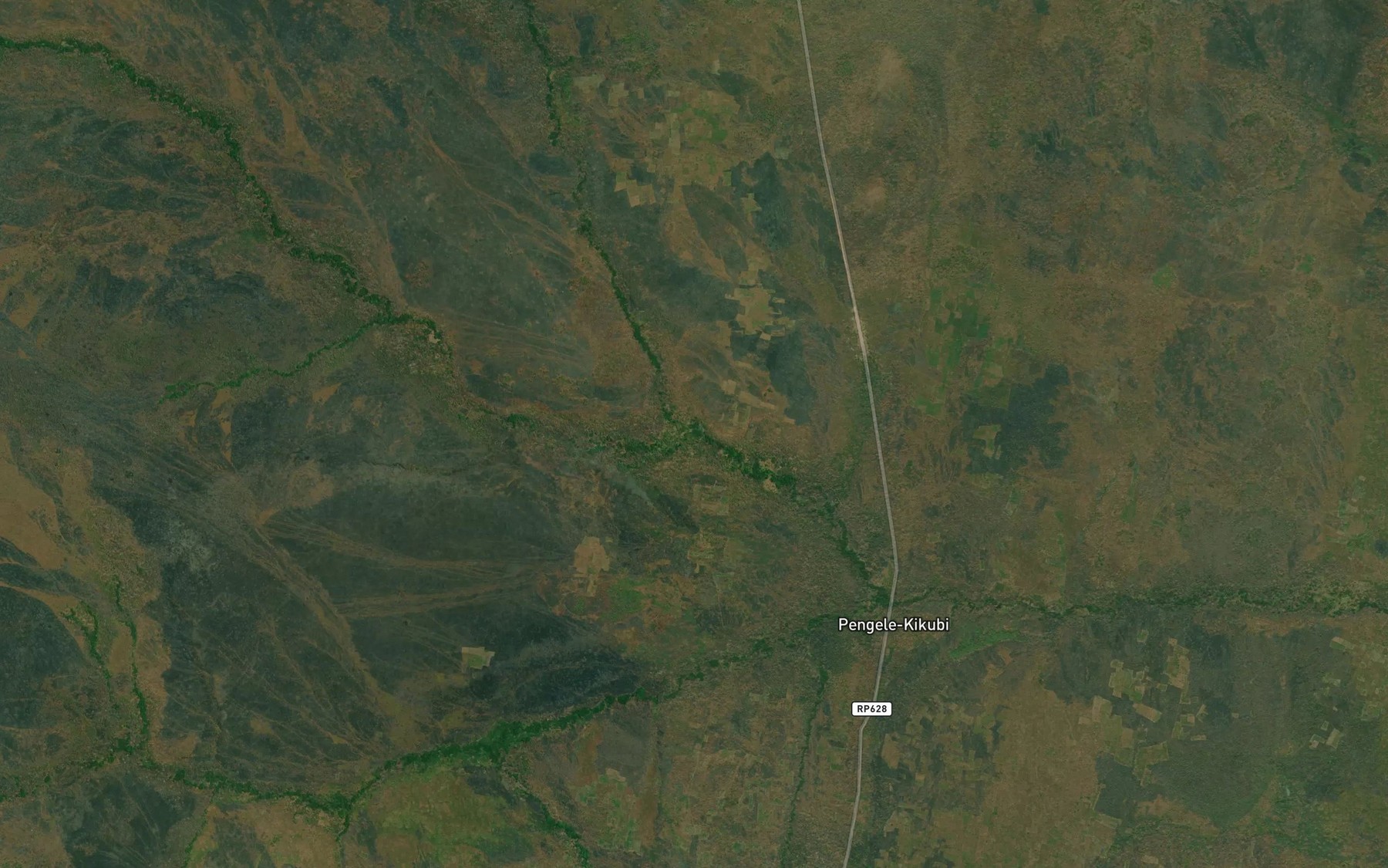 Satellite map of the Katombo
