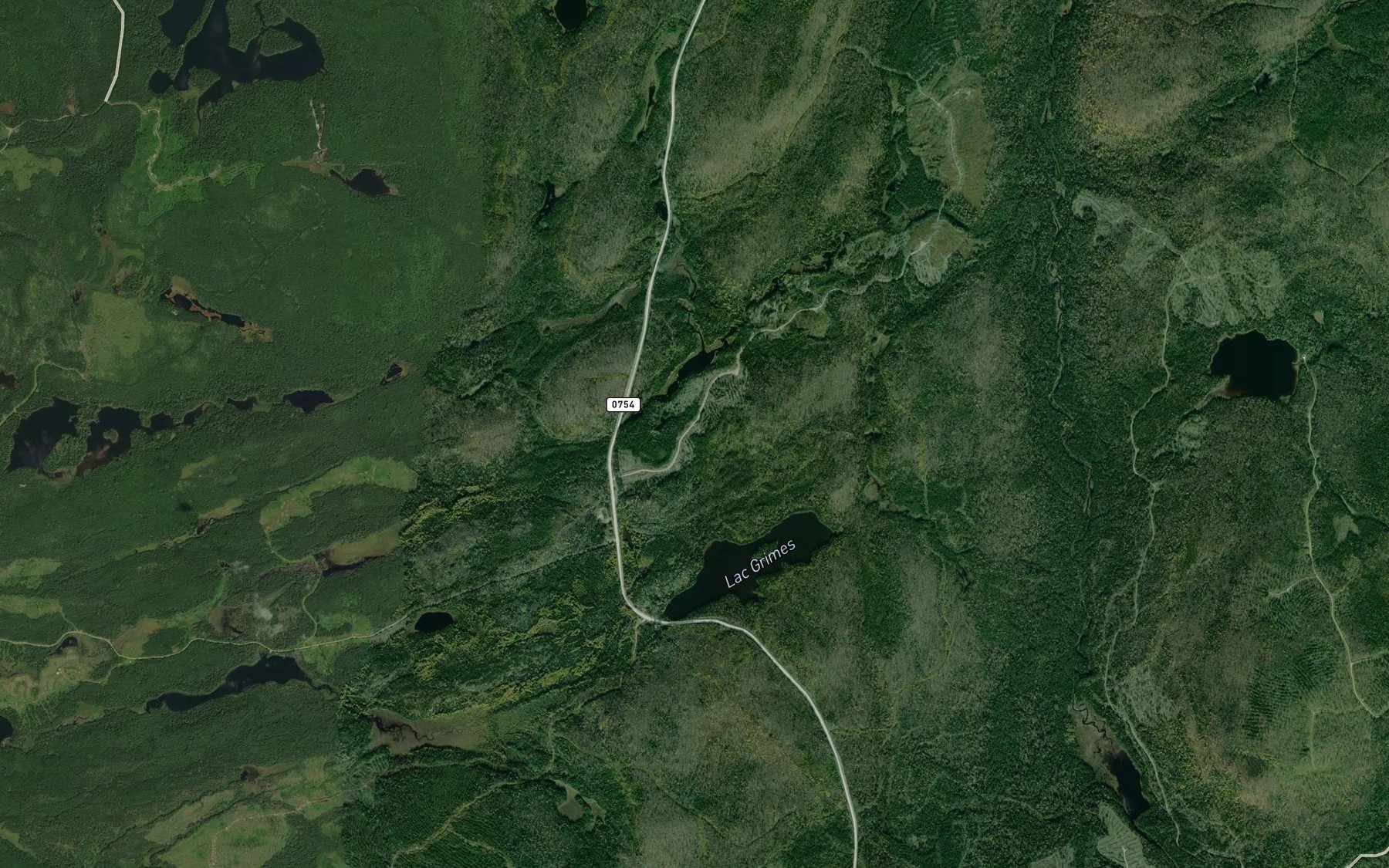 Satellite map of the Lac de l'Union