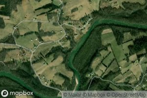 Satellite map of the Mutton Creek