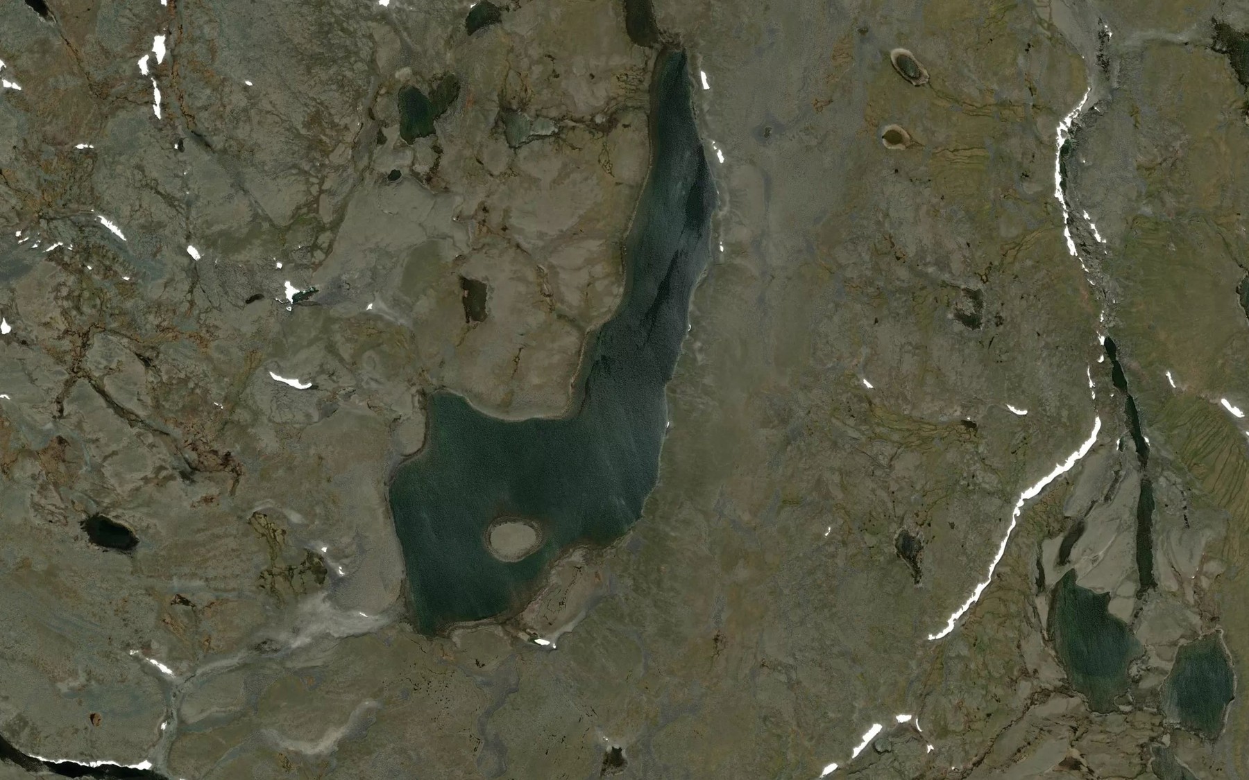 Satellite map of the Lac Guindon