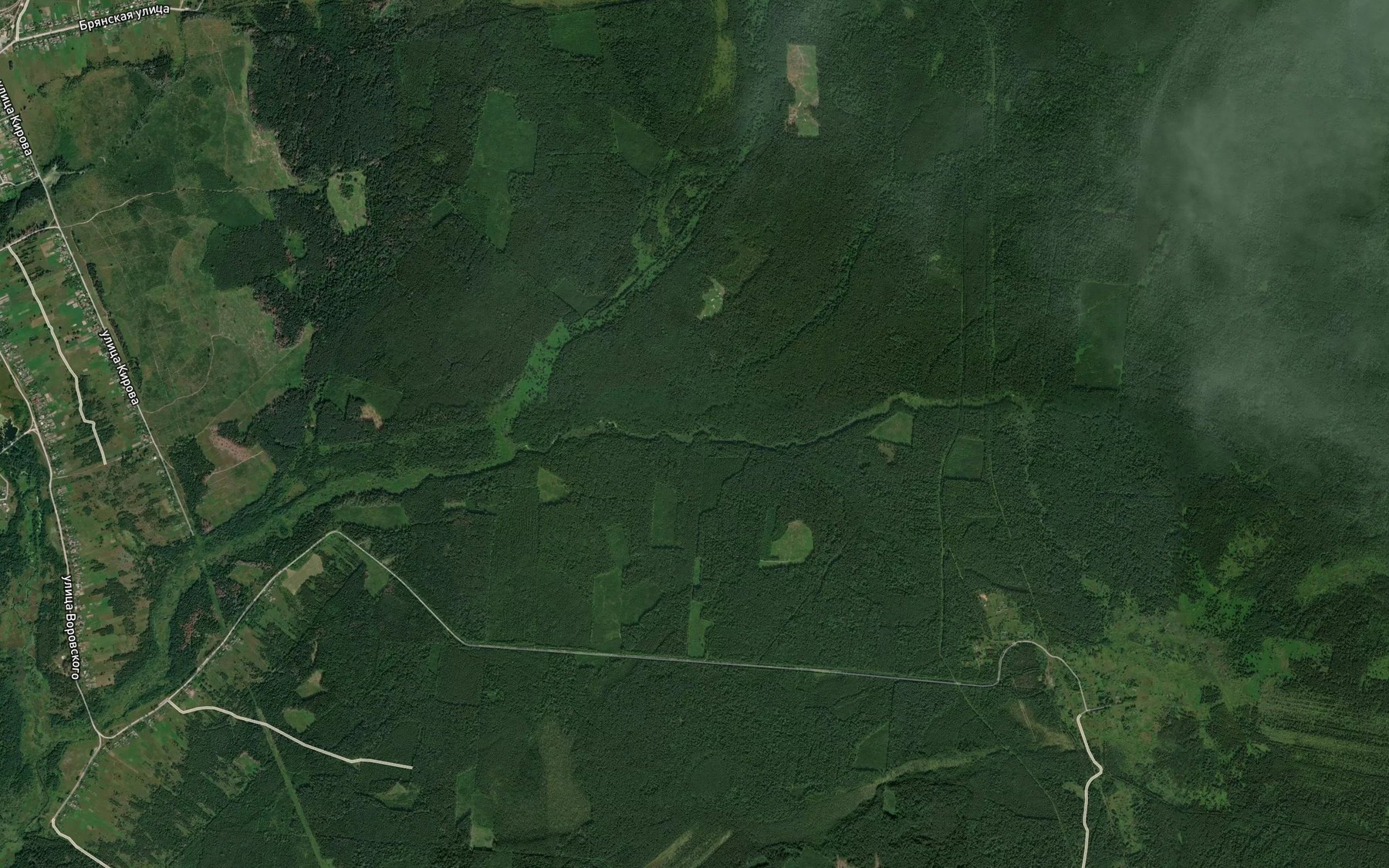 Satellite map of the Bobrovka