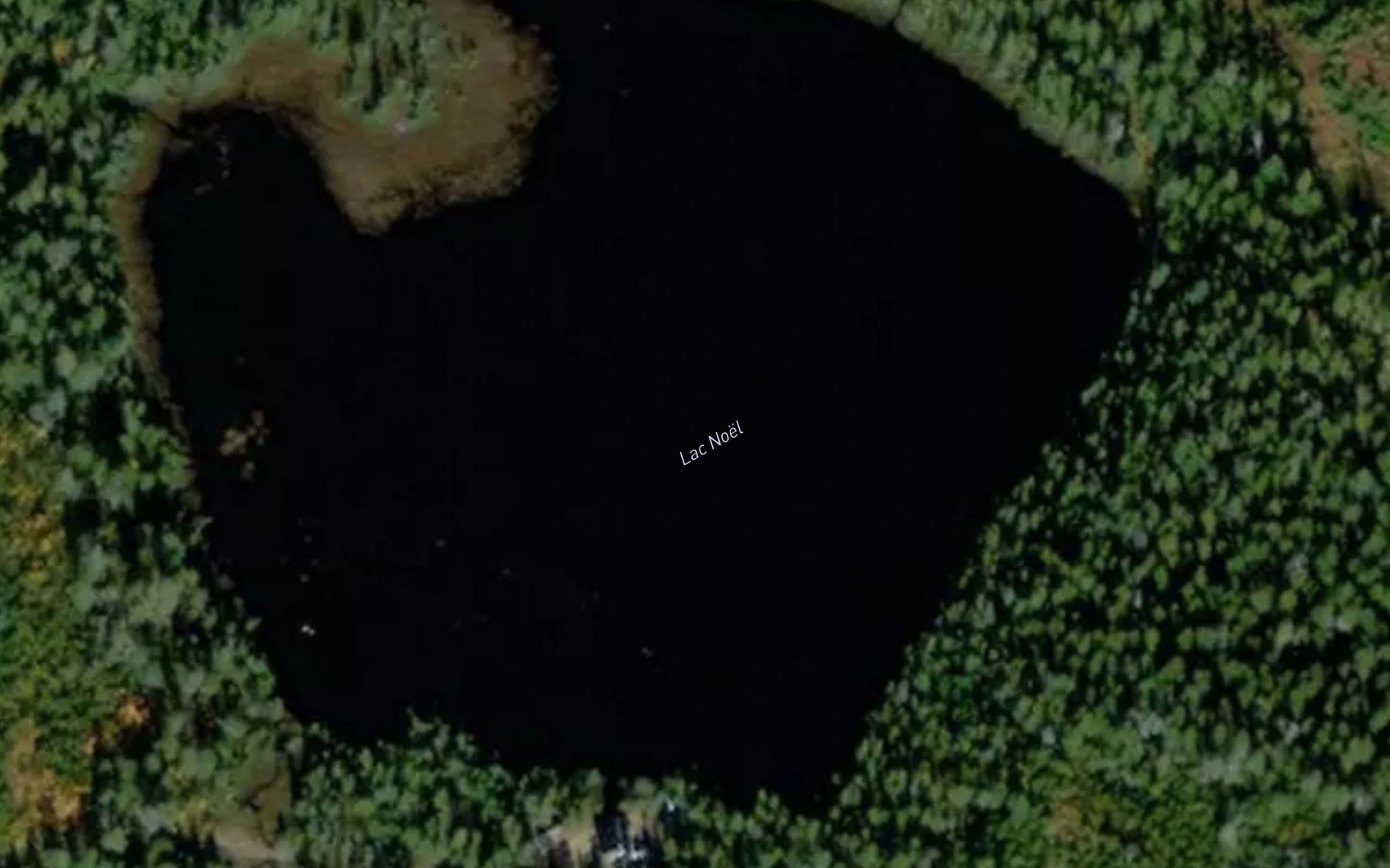 Satellite map of the Lac Noel