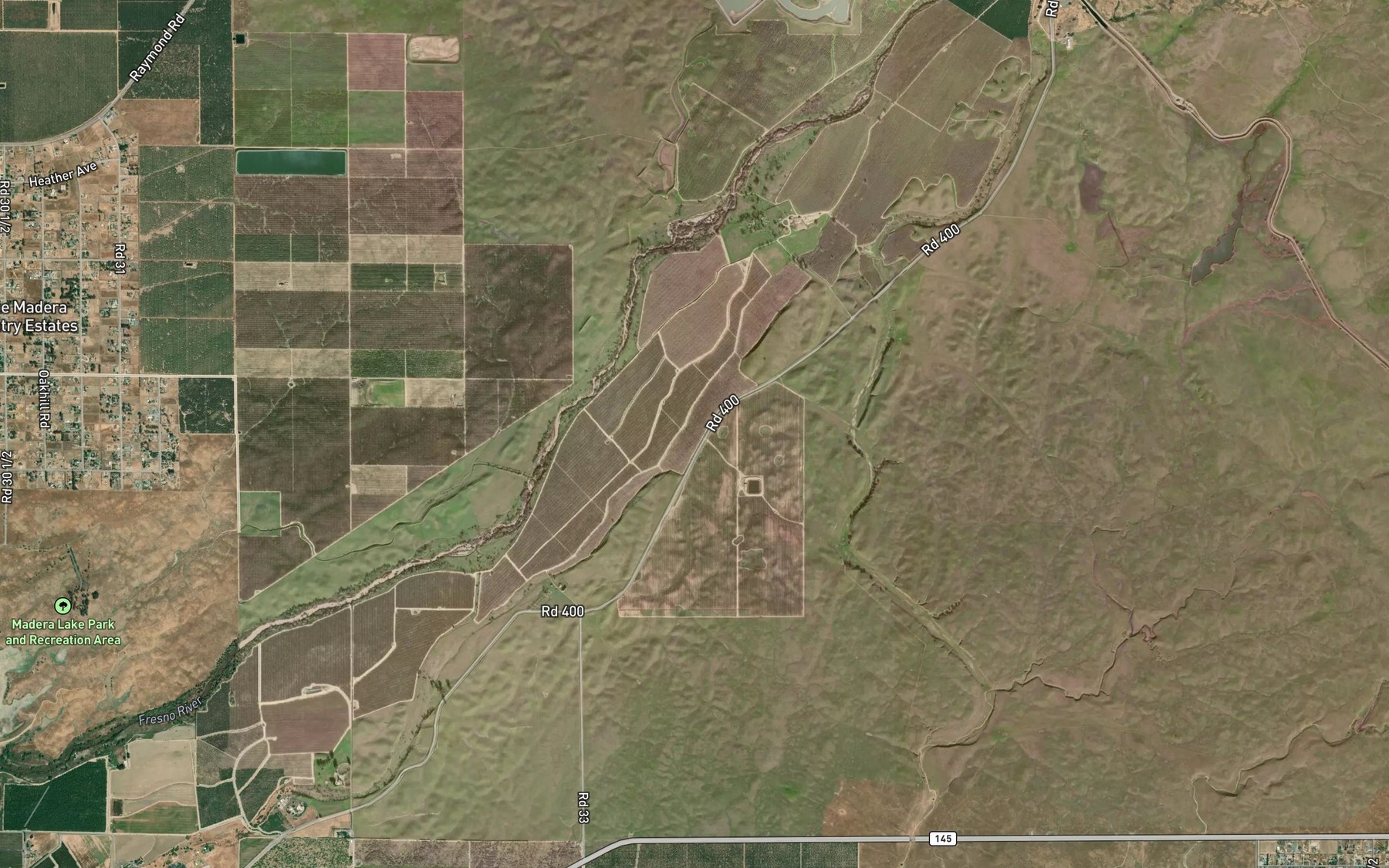 Satellite map of the China Slough
