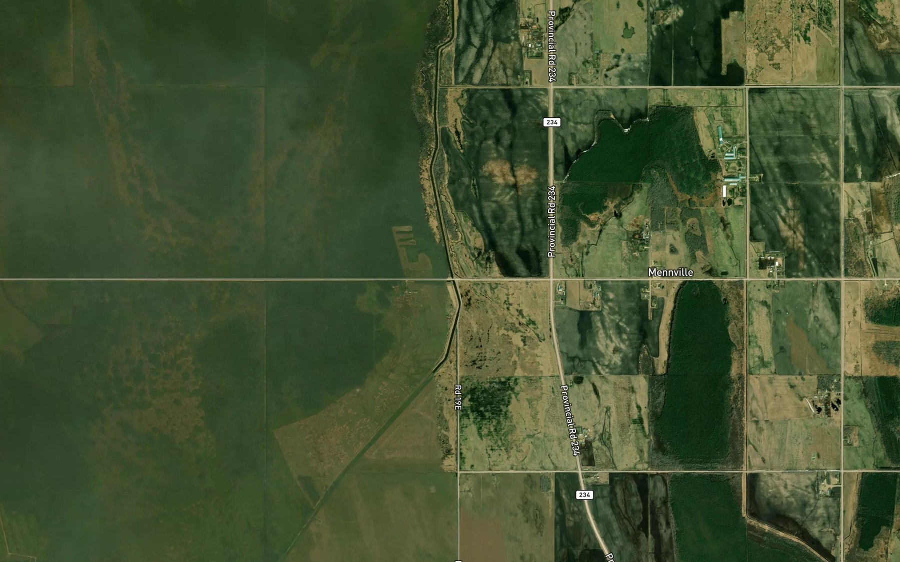 Satellite map of the Bump Drain