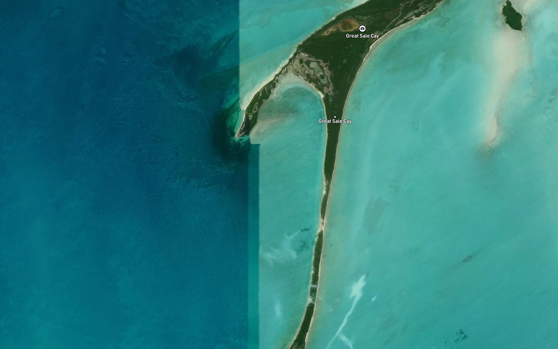 Satellite map of the North West Harbour