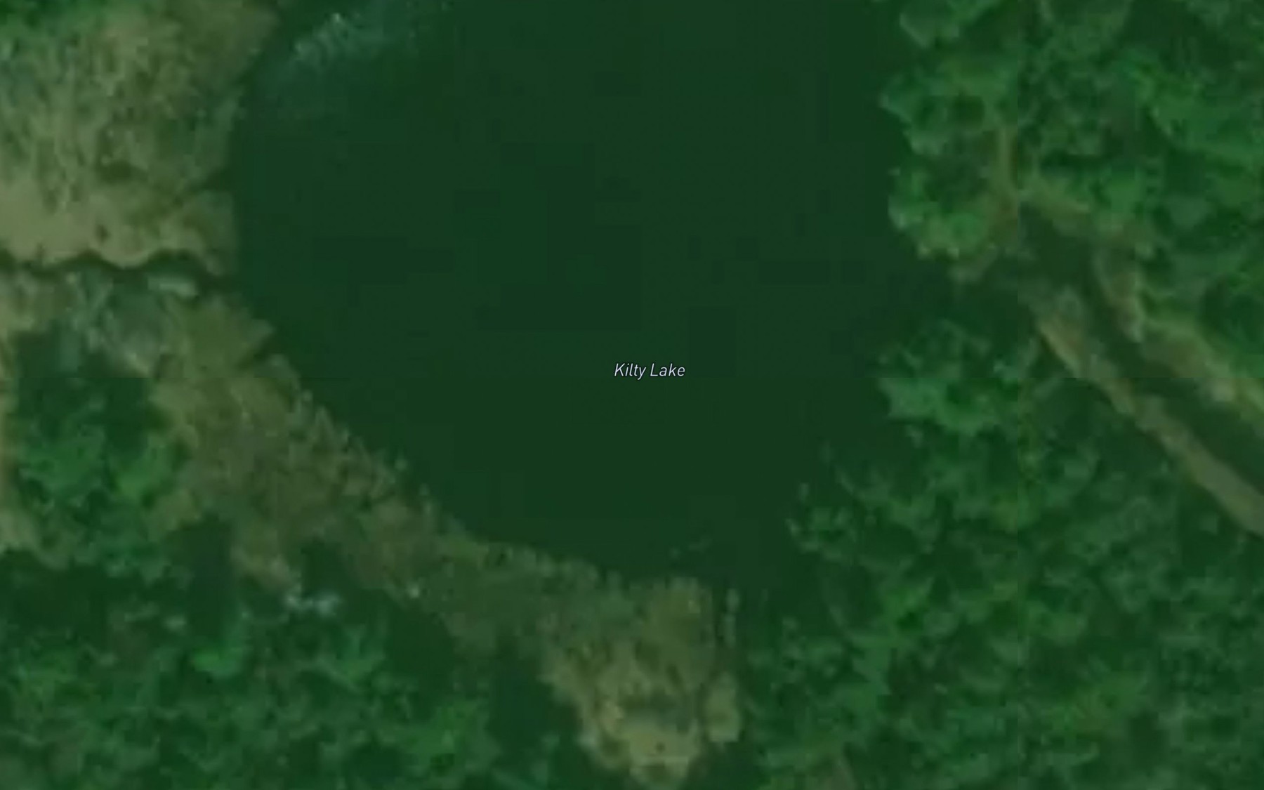 Satellite map of the Kilty Lake
