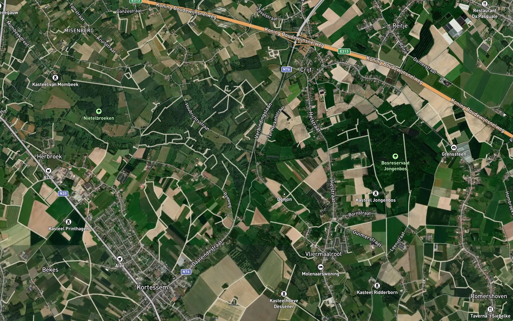 Satellite map of the Oudebeek