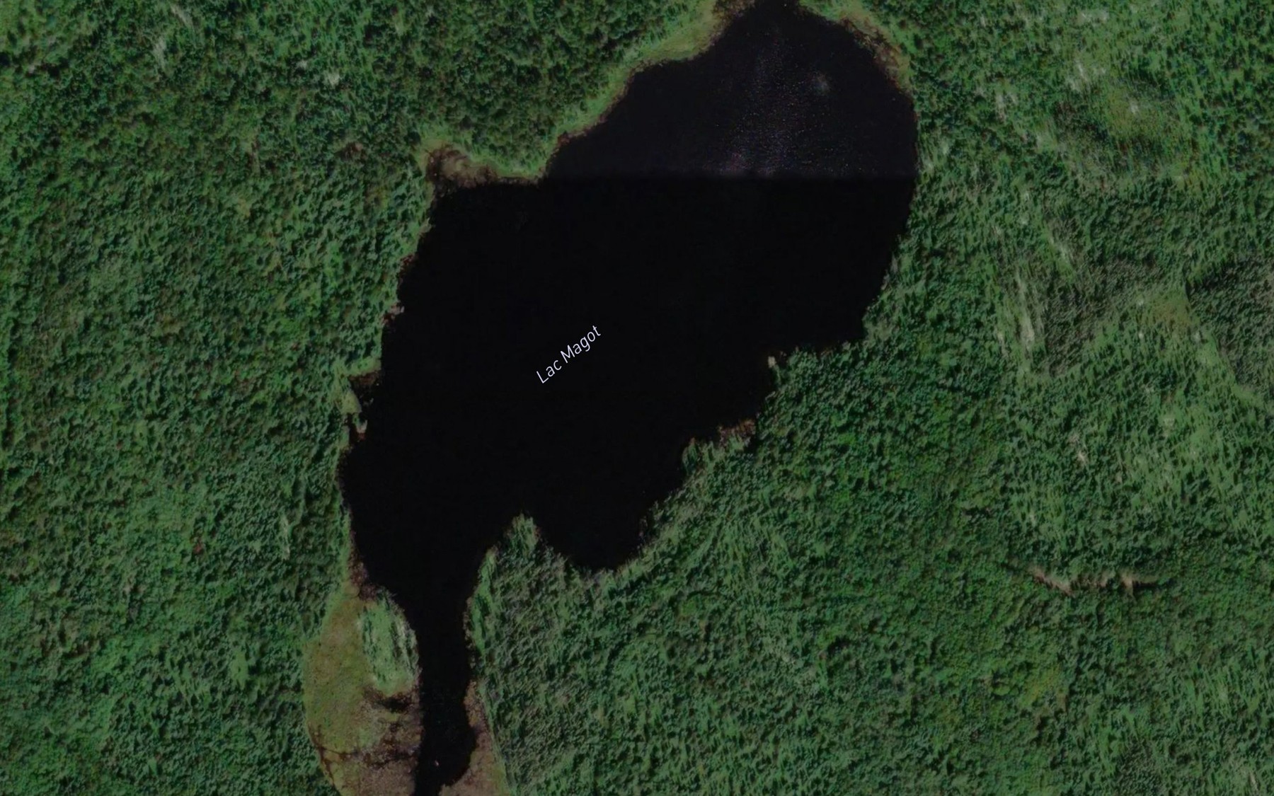 Satellite map of the Lac Magot
